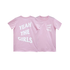 YEAH THE GIRLS V2 WOMENS TEE BABY PINK